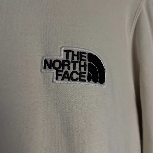 The North Face‎ Cream Crewneck Sweatshirt Women's XL Embroidered Pullover - Image 2
