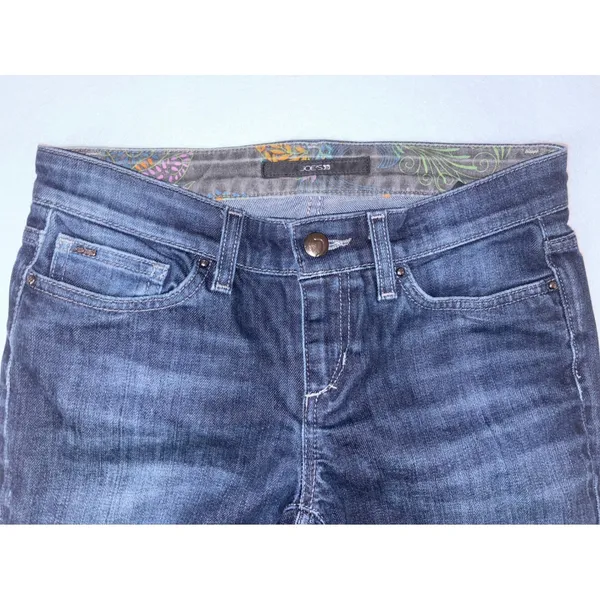 Joes Jeans Provocateur Bootcut Dark Wash Low Rise Blue Denim Pants Womens Sz 24 - Image 4
