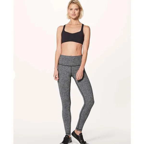 Lululemon Wunder Under Hi-Rise Tight *28" Heathered Black #4 - Image 2