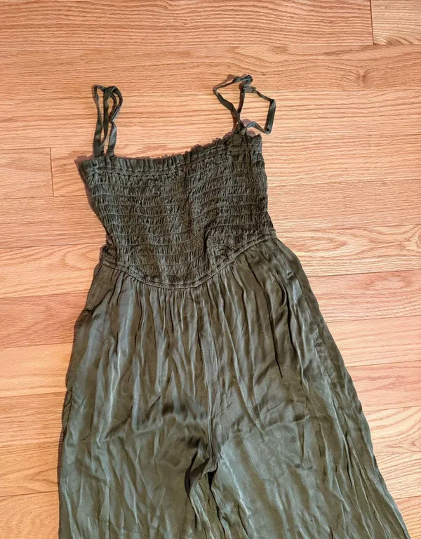 Anthropologie Jumpsuit Olive - Image 4