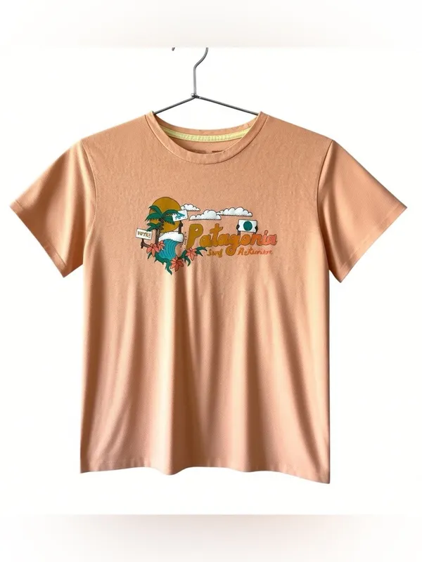 Patagonia Palm Protest Responsibili-Tee | Cowry Peach | Size M - Image 2