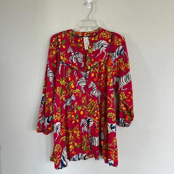 Olivia Wendel X Anthropologie Flannel Sleep Dress Size XS - Image 2