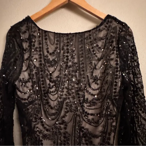 BALTIC BORN Elizabeth Sequin Midi‎ Dress - Image 3