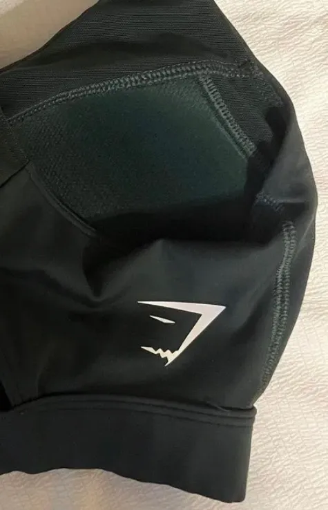 Gymshark Army Green Sports Bra - Image 4