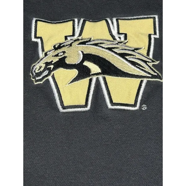 Champion WMU Western Michigan Broncos XXL Lace Up Hockey Hoodie Sweatshirt - Image 4