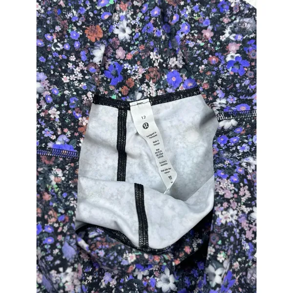 Lululemon Align High Rise Shorts 4" Flower Burst Multi Size 12 - Image 9