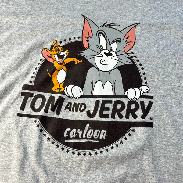 Tom and Jerry pullover Gray Short Sleeve Tee. New with tag. - Image 6