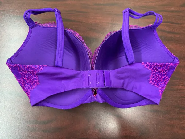 Victoria’s Secret Purple and Pink Very Sexy Push-Up Bra Size 36DDD - Image 2