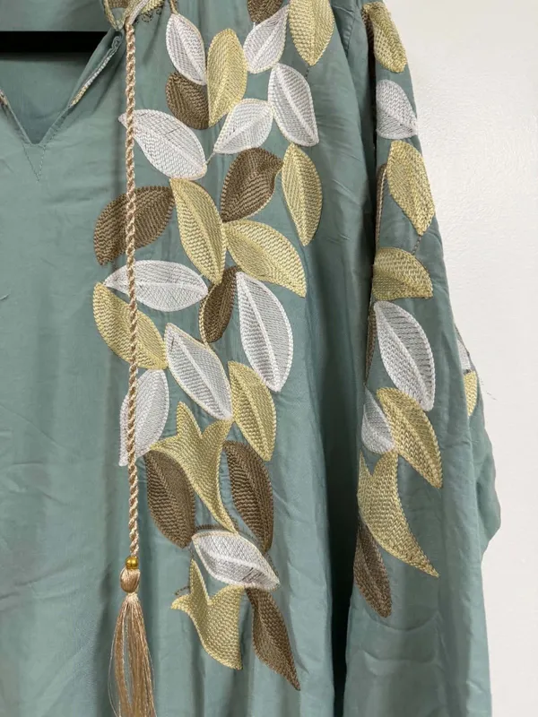 Traditional Jalabiya (Kaftan Abaya Style Maxi Long Dress Size XL - Image 2