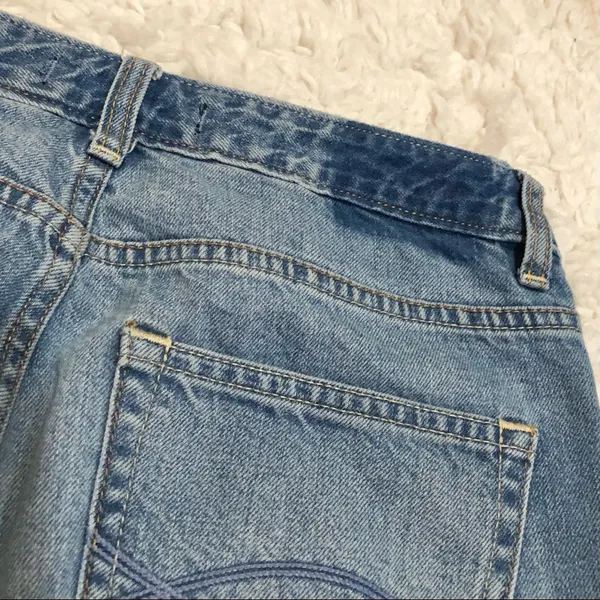 Abercrombie &‎ Fitch Signature Girlfriend Jeans High Waisted Raw Distressed 27 - Image 8