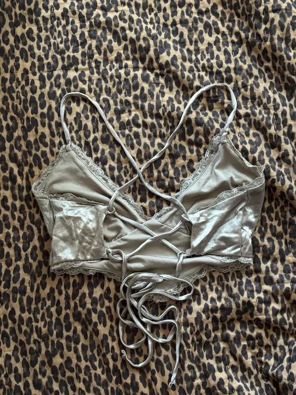 Garage Gold Tie Back Top - Image 2