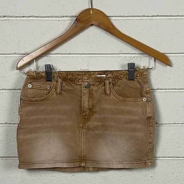 Windsor Tan Mini Skirt size XS NWT - Image 7