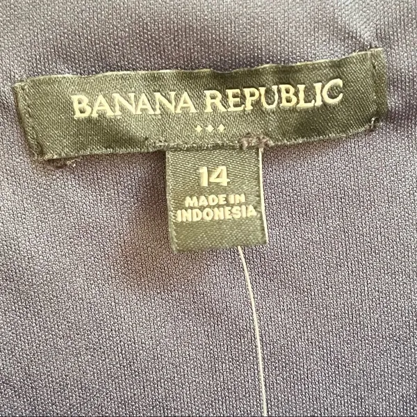Banana Republic factory charcoal fitted knit midi dress 14 NWT - Image 9