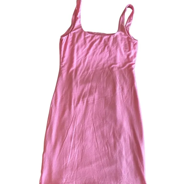Aritzia Wilfred Lydia Mini sleeveless Ruched Barbiecore summer dress Bodycon - Image 9