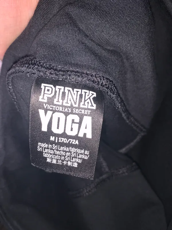 PINK Victoria’s Secret Black Cotten Leggings - Image 3