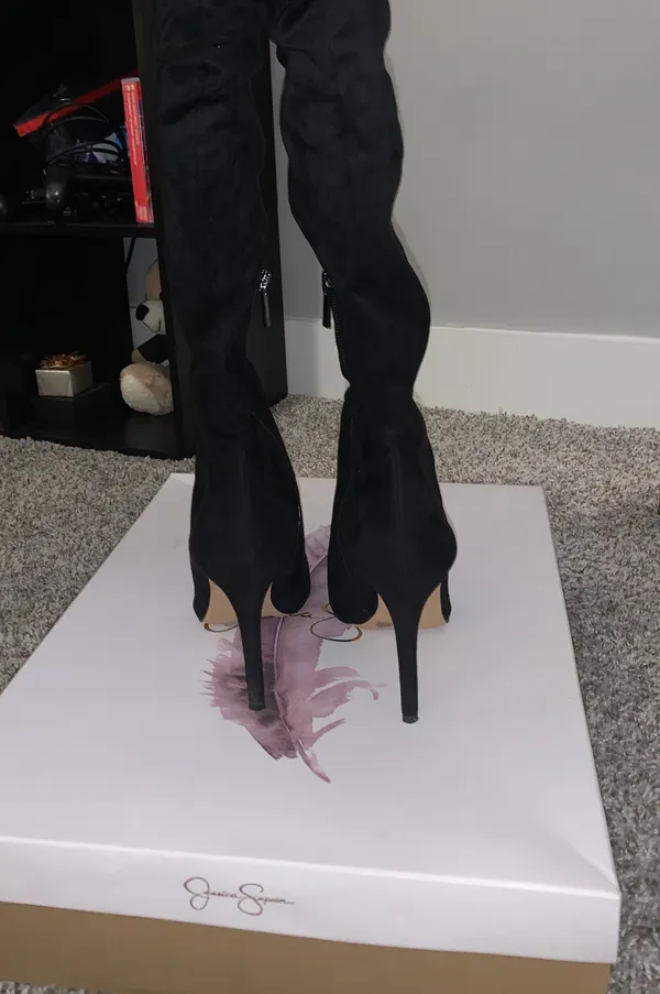 Jessica Simpson Black Boots - Image 5