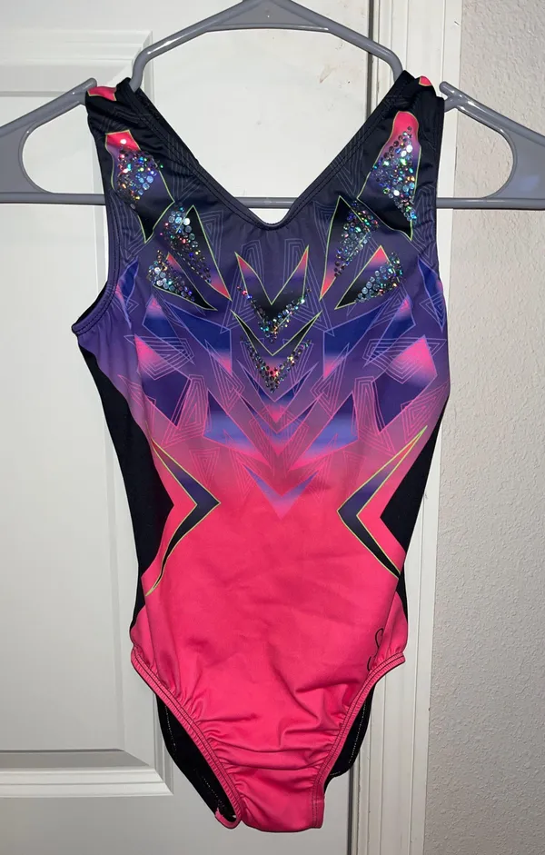 GK Gymnastics Leotard Pink - Image 2