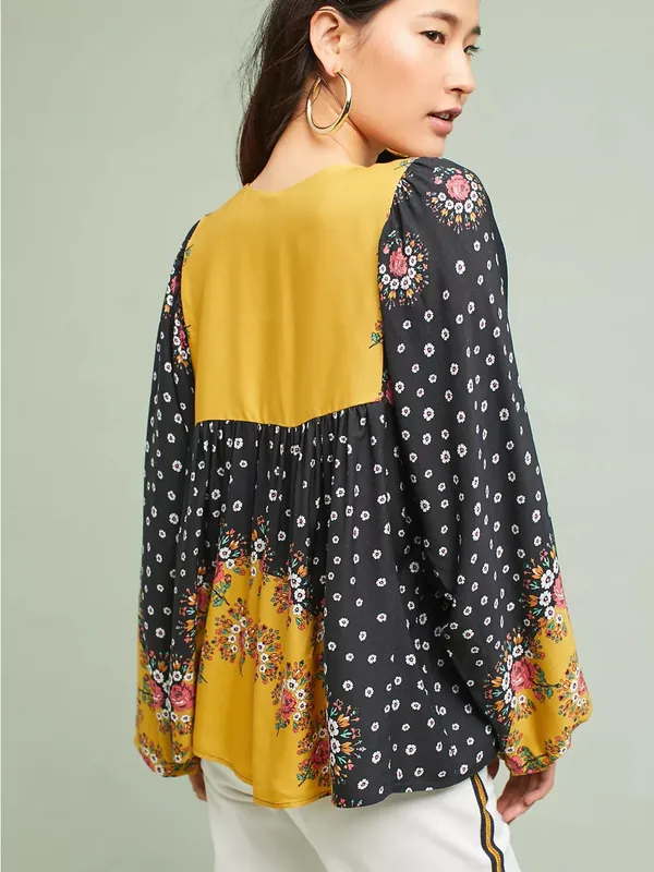 Farm Rio Intarsia Top size large READ - Image 3