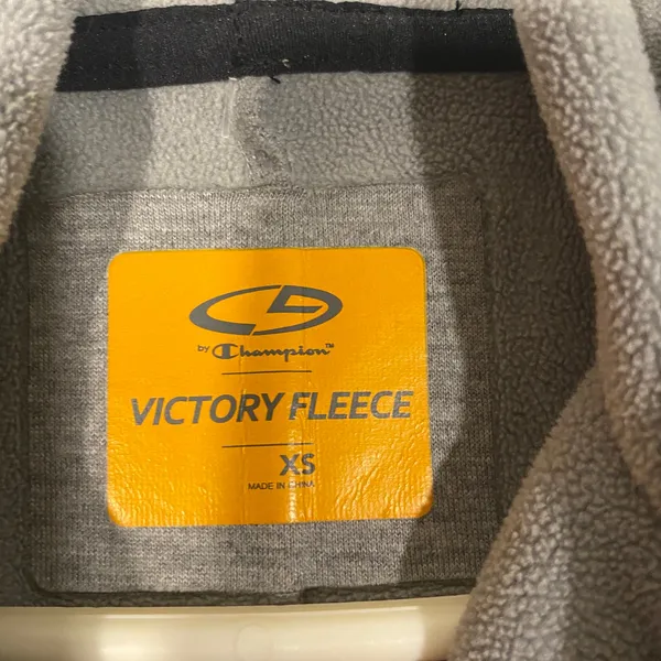 C9 By Champion Gray Victory Fleece Cowl Neck Pullover Sweatshirt Women Sz XS - Image 4