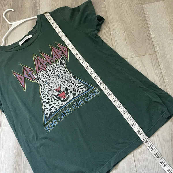Daydreamer Short Sleeve Tshirt def leppard womens Green (medium) indie grunge - Image 5