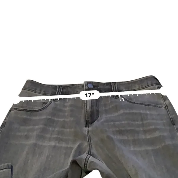 Liverpool Los Angeles Kennedy Crop Straight Jeans‎ Womens 8/29 Gray Wash Stretch - Image 8