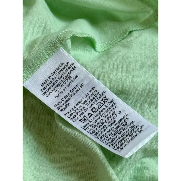 NWT Womens J Crew 3/4 sleeve green tshirt 100% cotton minimalist size S - Image 10