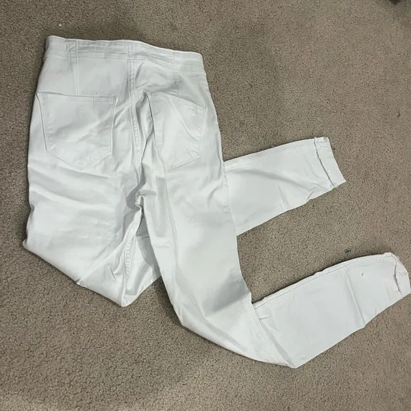 American Eagle White  jeans long - Image 6