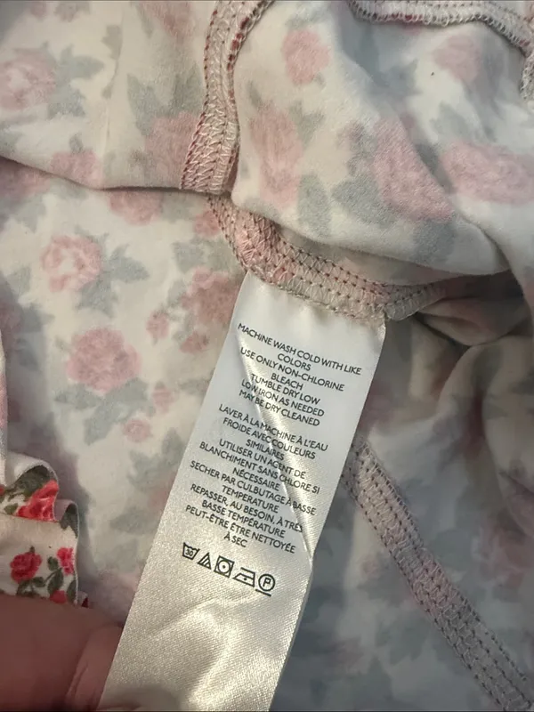 Free People Melanie Tank Top Rose Floral Medium - Image 8