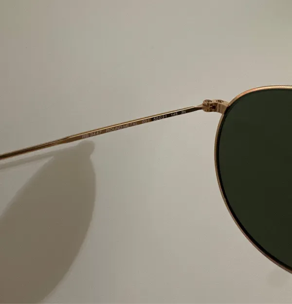Round Ray-Ban Metal Sunglasses - Image 4