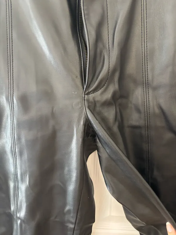 Madewell Faux Leather Pants - Image 3
