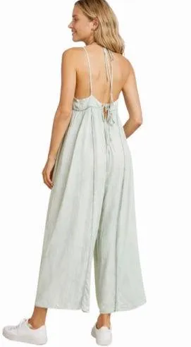 Women's Lilka Light Green Sleeveless Jumpsuit S - Image 2