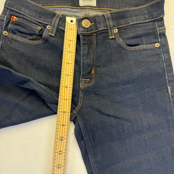Hudson Nico Super Skinny Midrise Jeans Dark Wash Indigo Size 25 Made USA‎ - Image 5