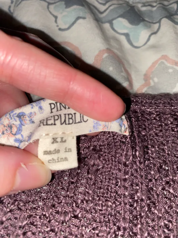 Pink Republic Purple Sweater Knit - Image 6