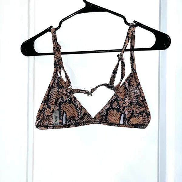 Snakeskin SHEIN Cheeky Bikini Size: M - Image 4