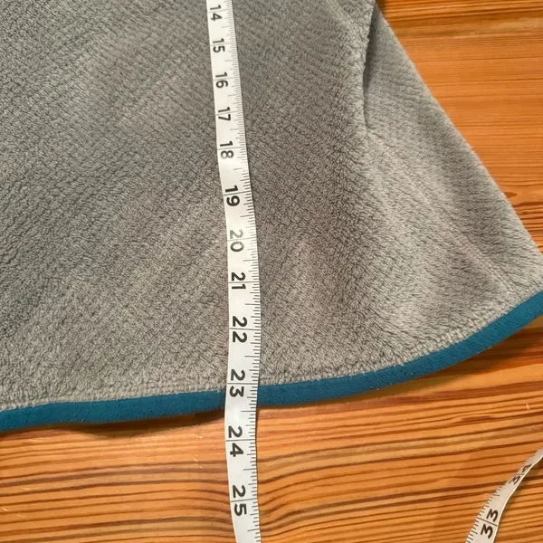 Patagonia Fleece‎ Jacket Womens Small Gray/Teal Polartec ReTool Snap-T Pullover - Image 8
