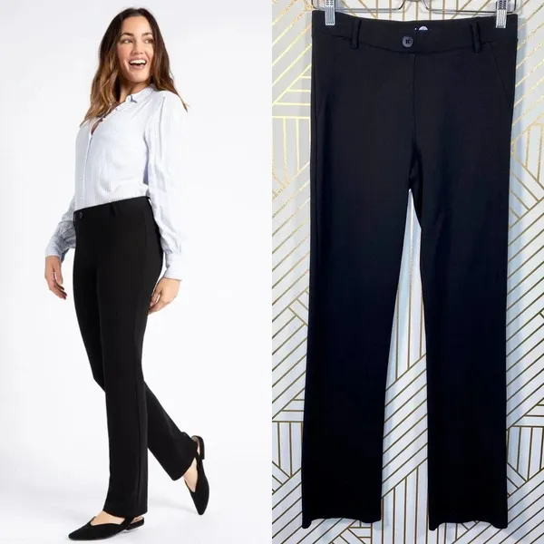 Betabrand Dress‎ Pant Yoga Pants Straight-Leg - Image 2