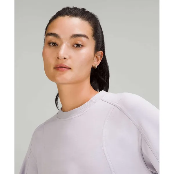 Lululemon Softstreme Ribbed-Hem Pullover Faint Lavender Purple Sweatshirt 8 - Image 3