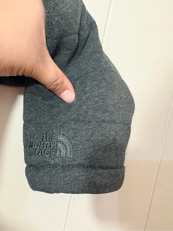 The North Face Caroluna Quilted Fleece Lined Coat Dark Gray XL - Image 5