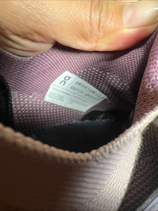 On Running Women’s Cloud Running Shoes - Mauve/Black - Image 6