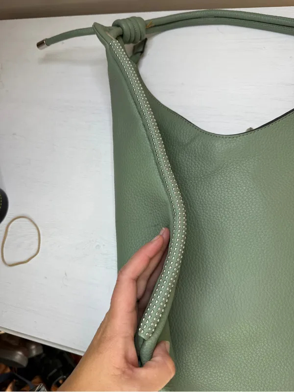 Montana West Slouchy Shoulder Bag Knotted Hobo Bag Green - Image 3
