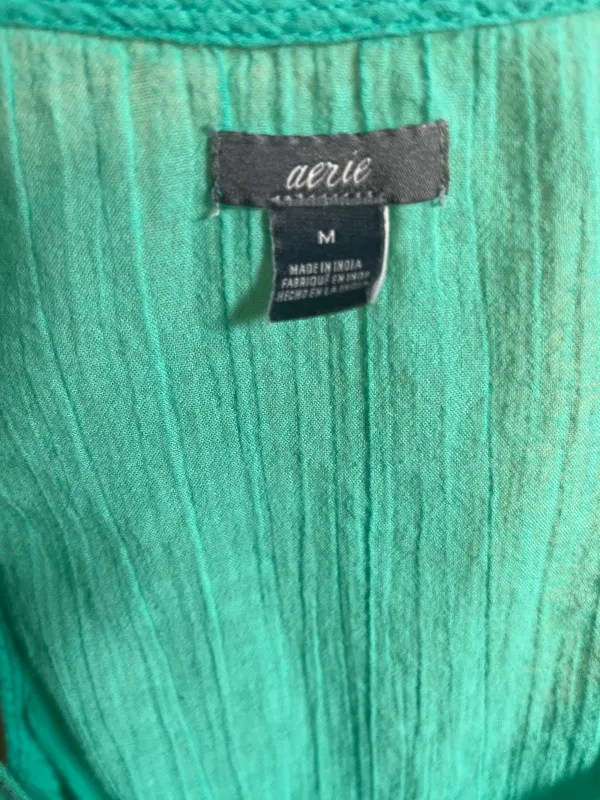 Mint Tank With Crochet/lace Bottom - Image 3