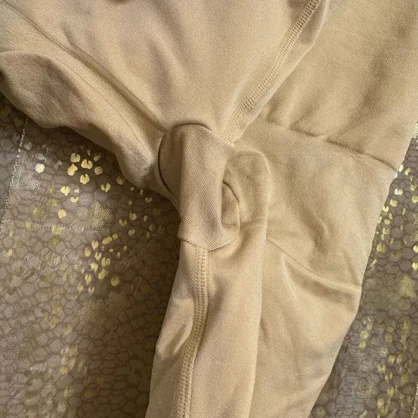 Spanx Assets Shaping Shorts Size Medium Light Beige Hi Waisted Compression - Image 7