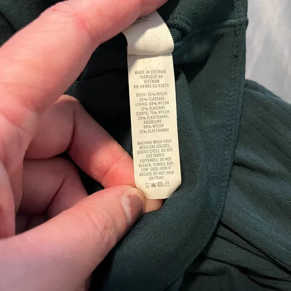 Women's XL Aerie OFFLINE Green LS Crop - Image 7