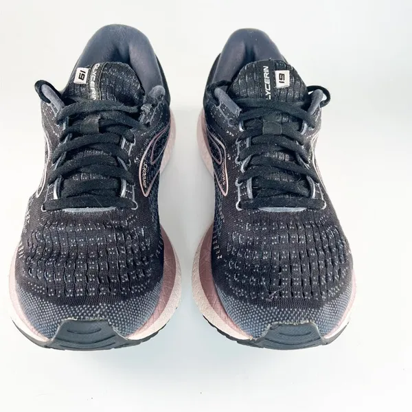 Brooks Glycerin 19 Running Sneakers Shoes Black Rose Gold Pink Women 10 - Image 3