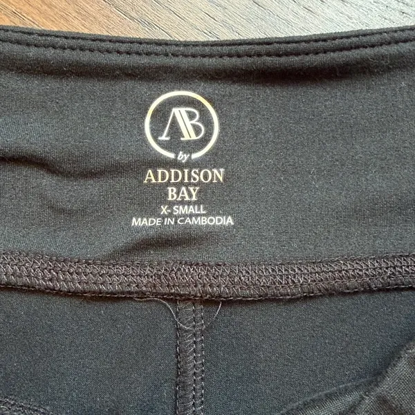 Addison Bay Black Athletic Skirt XS C7-004 - Image 2