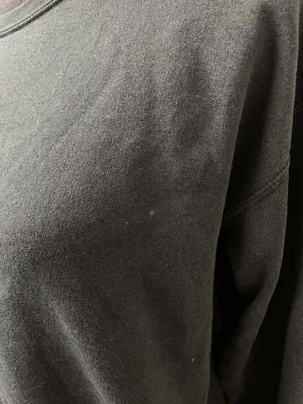 Black Pull Over Sweatshirt Size Medium - Image 2