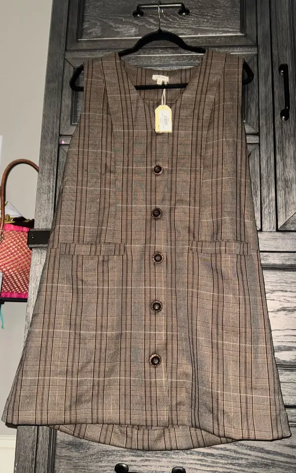 Brown dress Size M - Image 2