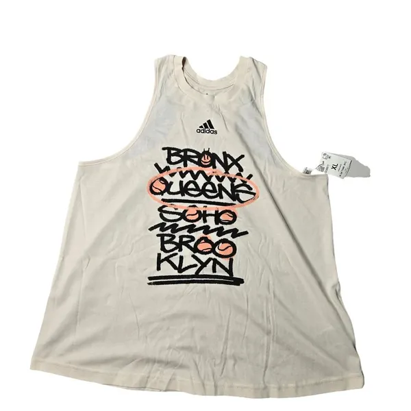 Adidas NYC Tank in Wonder White Size: XL‎ - Image 2