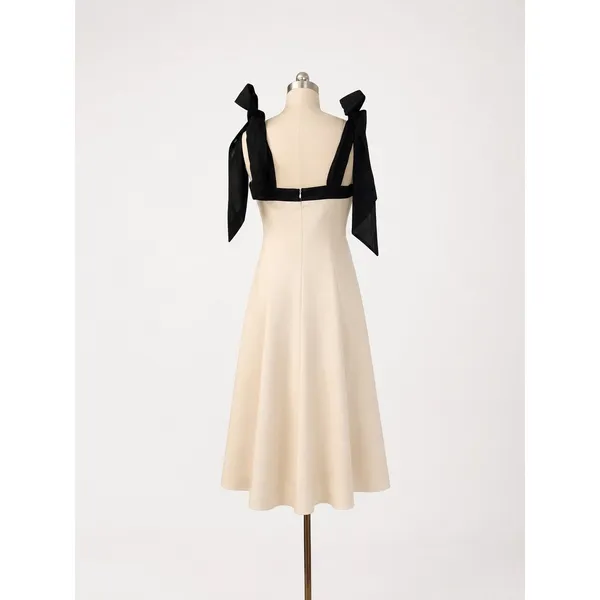 Petal & Pup Olinda Midi Dress Oatmeal Black Size Small NWT - Image 7