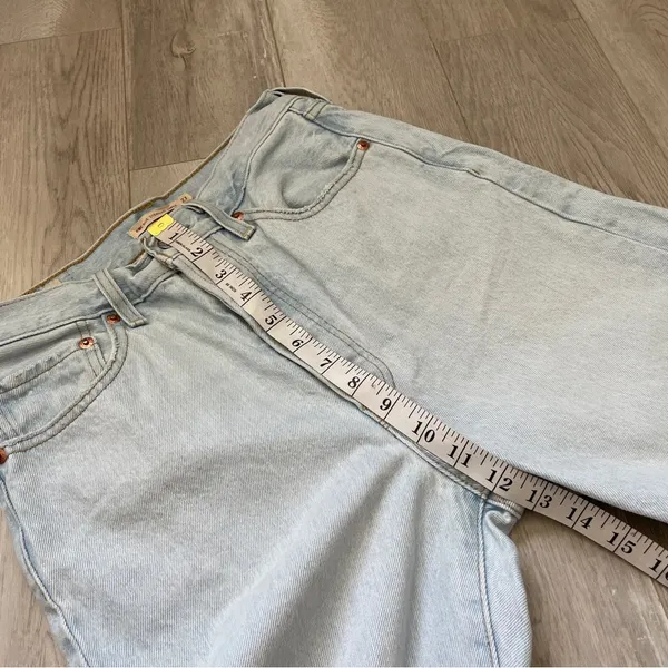 Levis Ribcage Straight Ankle Denim Jeans Pants Light Wash (Size 27) - Image 5